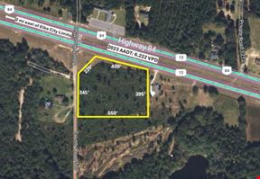 5.5-acre corner lot on Hwy. 84 and CR. 507