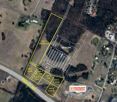 Proposed Grocery Anchored Retail Outlots