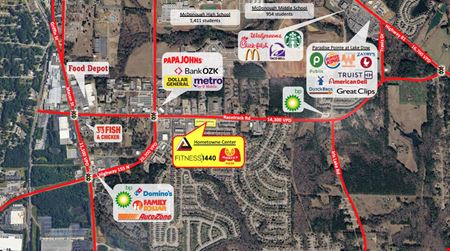Retail space for Rent at 294 Racetrack Road in McDonough