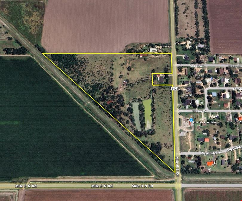 13.8 Acres in Mercedes, TX