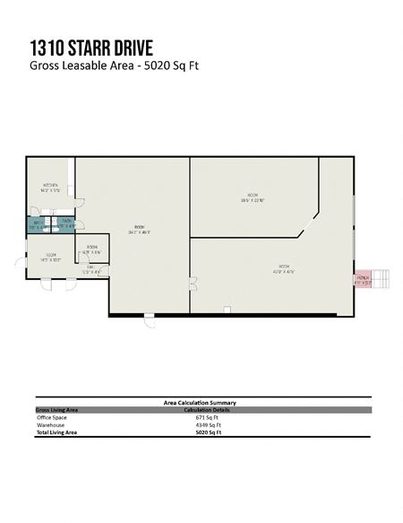 Photo of commercial space at 1310 Starr Dr in High Point
