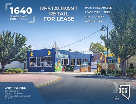 Photo of commercial space at 1640 South Wells Avenue in Reno