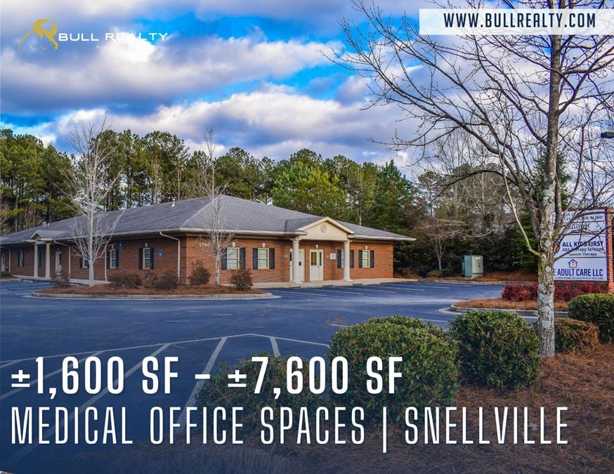 ±1,600 SF - ±7,600 SF Medical Office Spaces