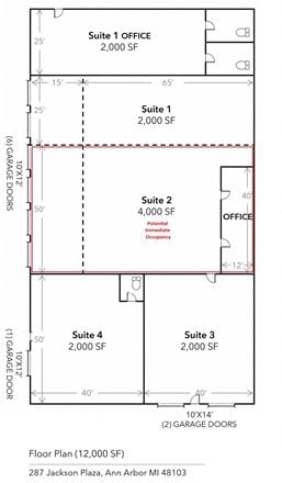 Industrial Building with Overhead Doors for Sale in Ann Arbor