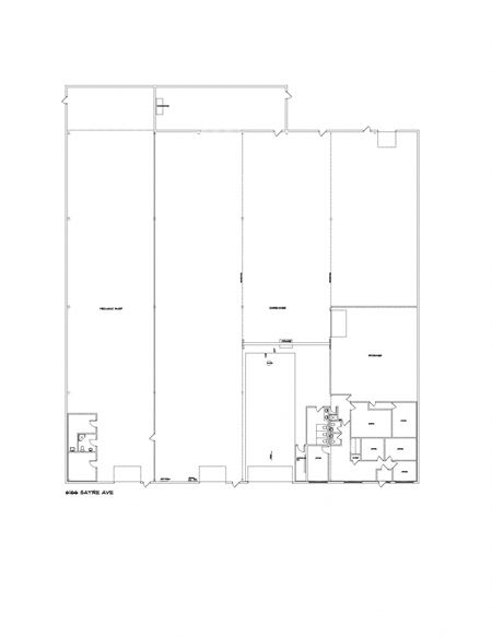 Industrial space for Rent at 6166 S. Sayre Avenue in Chicago