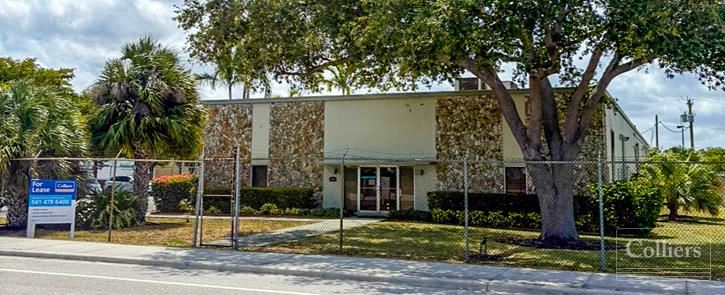 Secure West Palm Beach Office Space with Ample Work Truck Parking