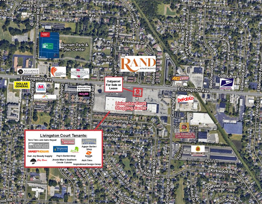 Livingston Court Shopping Center | Pad Site