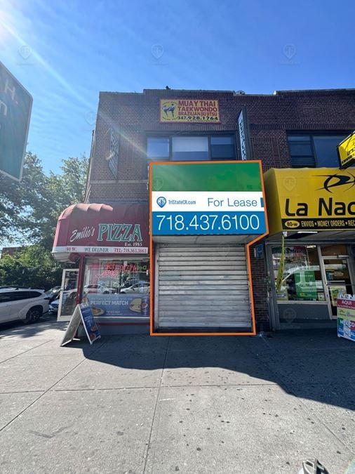 1,800 SF | 80 West Kingsbridge Road | Built Out Restaurant Space For Lease