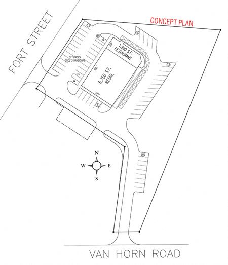Photo of commercial space at 1.78 Acres Fort Street in Trenton