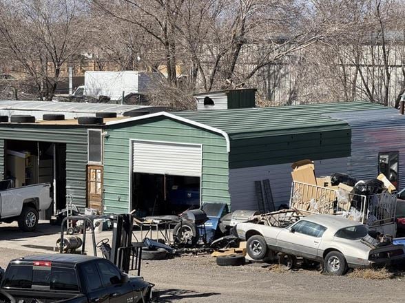 Commercial Lot with Metal Building