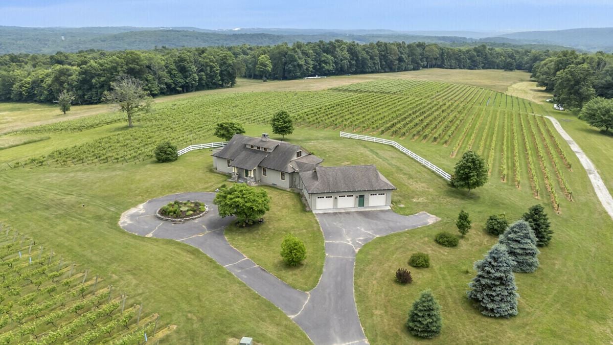 Connecticut Winery + Residence on 137 Acres