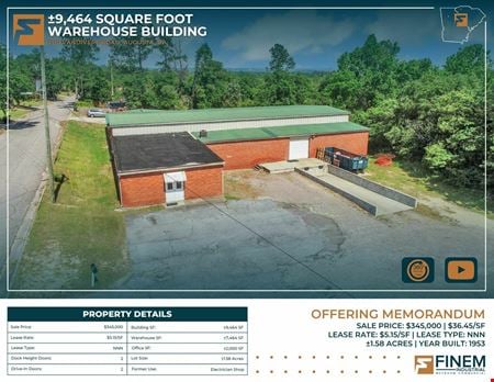 Photo of commercial space at 2110 Vandivere Rd in Augusta