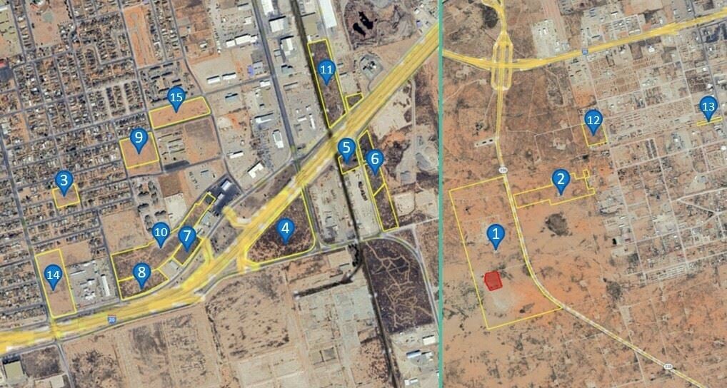 Odessa Land Portfolio: 1.34-312.26 Acre Parcels
