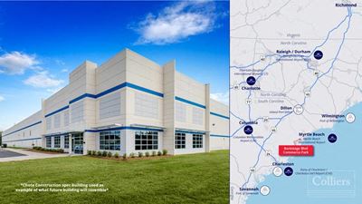 ±166,400-SF Class A Industrial Facility in Myrtle Beach Pre-Leasing Now