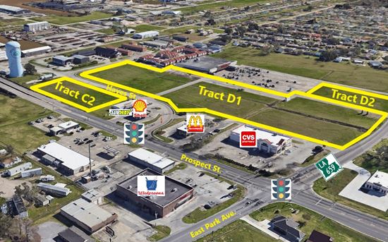 11.4 Acres of Retail Development Land in Houma
