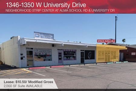 Photo of commercial space at 1346 W University Dr in Mesa