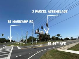 Three-Parcel Maricamp Assemblage at Lighted Intersection