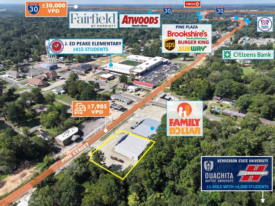 REIT Sale | Former Aaron's - 2014 Built | Metro Little Rock | 8K VPD