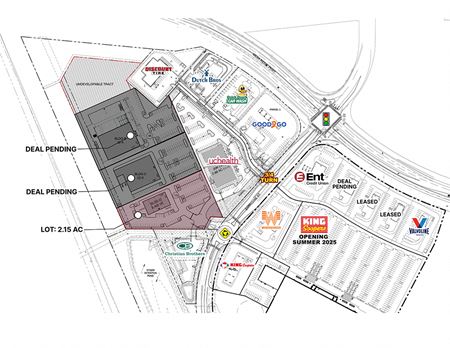 Photo of commercial space at Mesa Ridge Parkway and Syracuse Street - SWC in Fountain