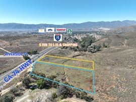 Prime Development Opportunity 4.42 Acres Signalized Intersection | HIghway 74-Lake Eslinore, CA | High Traffic Counts