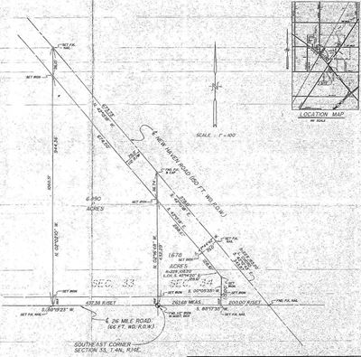  26 Mile Road & New Haven Road