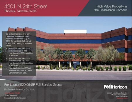 Office space for Rent at 4201 N 24th St in Phoenix