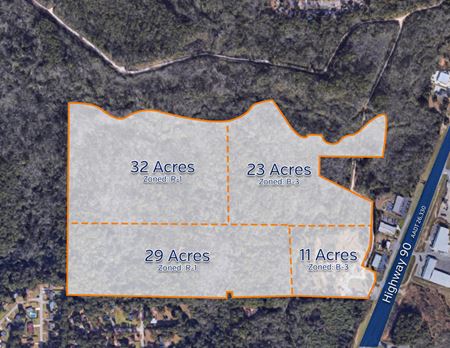 FOR SALE: 95 Acres, B-3/R-1 - Mobile