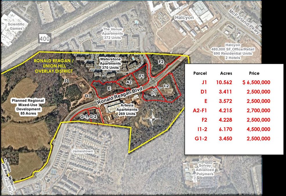 Ronald Reagan Blvd Parcels