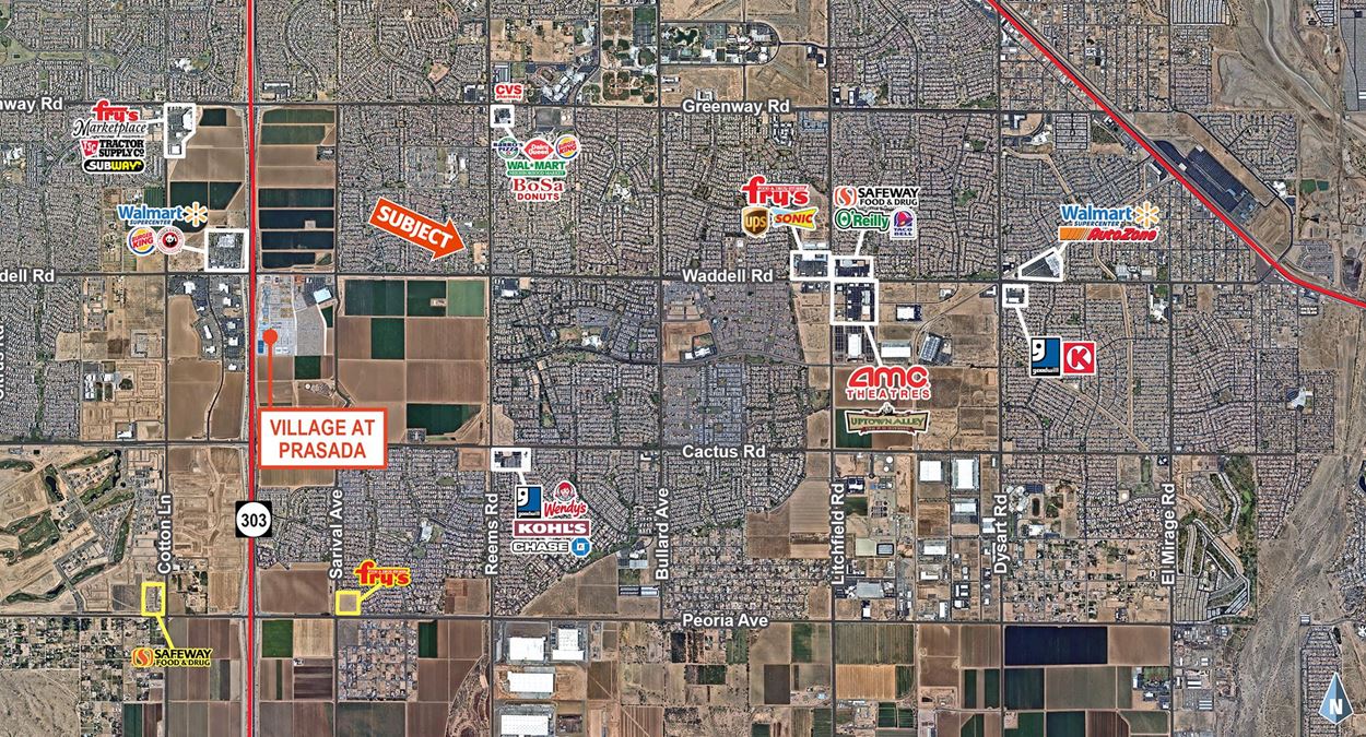 NWC Reems & Waddell NWC Reems & Waddell , Surprise, AZ VacantLand