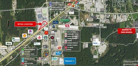 Retail space for Rent at 4100 W. Frontage Road in Marinette
