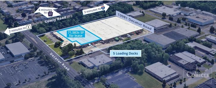 Prime Last Mile Warehouse Space at Philadelphia Industrial Park