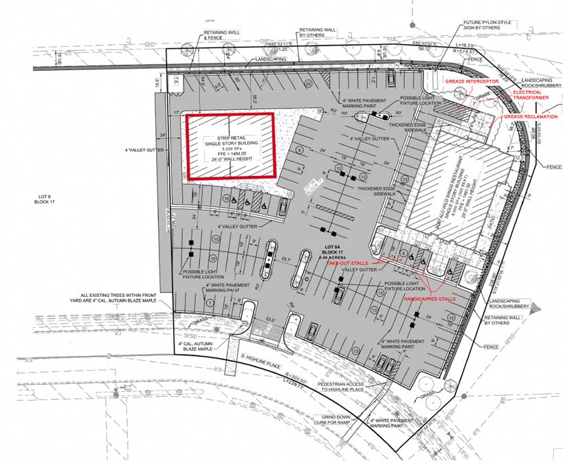 Highline Place Retail at Dawley Farm