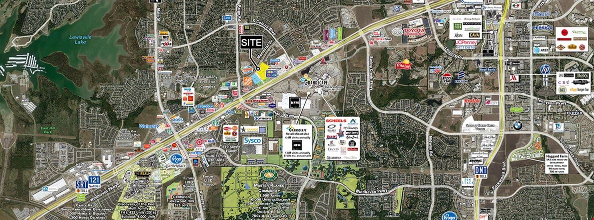 Retail space for Rent at NE of E SH-121 & Paige Rd in The Colony