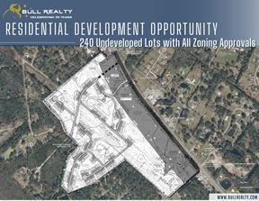 Residential Development Opportunity | 240 Undeveloped Lots with All Zoning Approvals