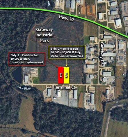 Industrial space for Rent at 34464 Terminal Ct in Geismar