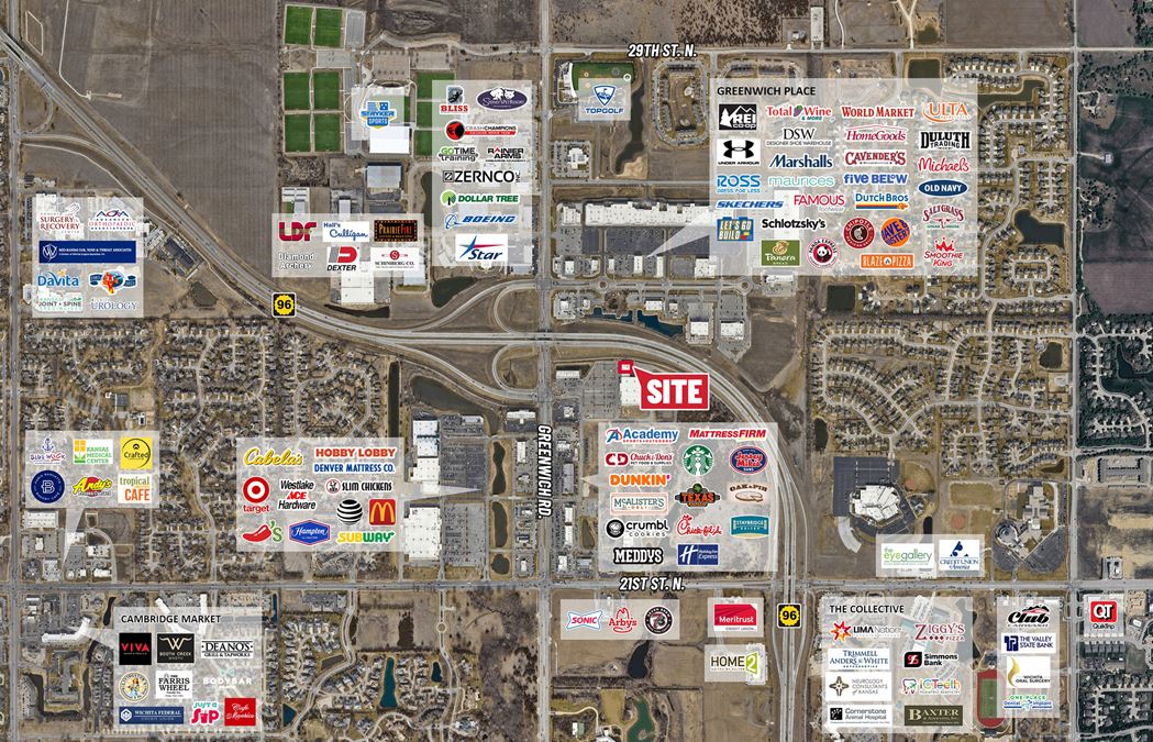 RETAIL SPACE AVAILABLE AT WICHITA CROSSING