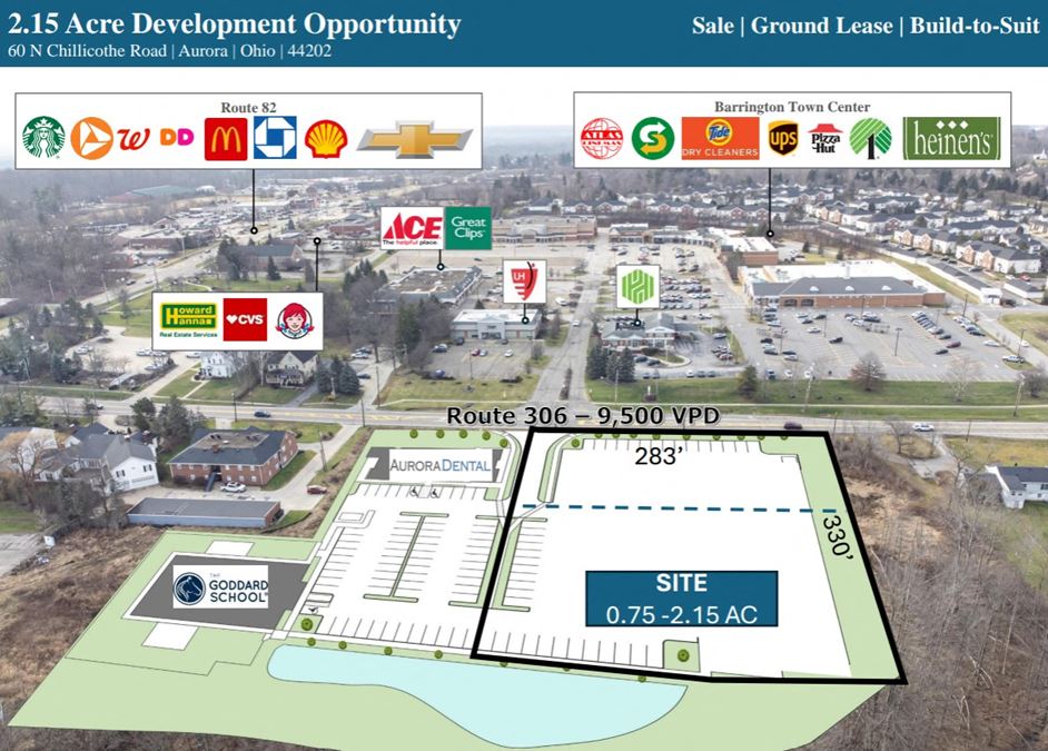 Shovel Ready Development Opportunity Aurora Ohio