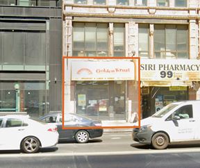 1,200 SF | 21 Flatbush Ave | Vented Retail Space for Lease