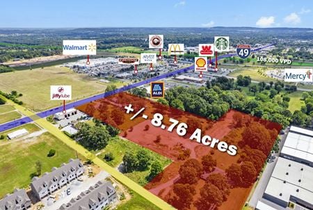 Photo of commercial space at Elm Springs/Oak Grove Rd in Springdale