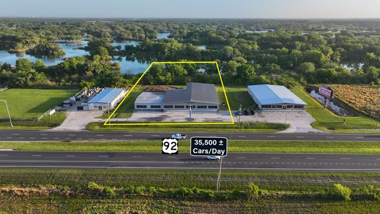15,940 SF on 2.84 Acres Retail & Warehouse - US 92 Lakeland