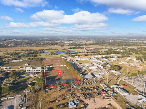 Development Site With Retention Pond Near I-10