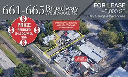 Industrial space for Rent at 661 Broadway in Westwood