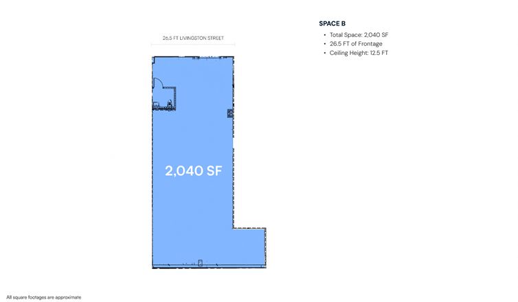 2,040 - 3,320 SF | 60 Flatbush Avenue | Flagship Opportunity - Brand New Retail Spaces for Lease