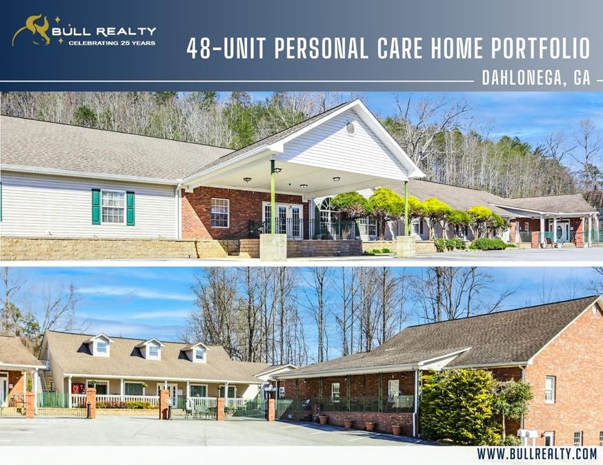 Back-up Contract Available | 48-Unit Personal Care Home Portfolio in Dahlonega, GA