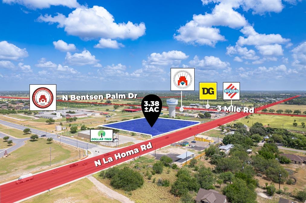 Prime 3.38 AC Commercial Pad Site on La Homa Rd