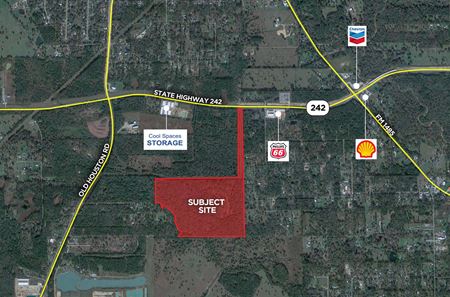 VacantLand space for Sale at Hwy 242 & Old Houston Rd in Conroe