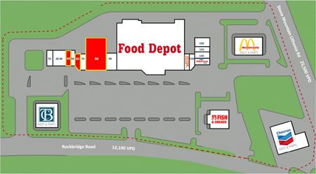 Retail space for Rent at 5723 Rockbridge Road in Stone Mountain