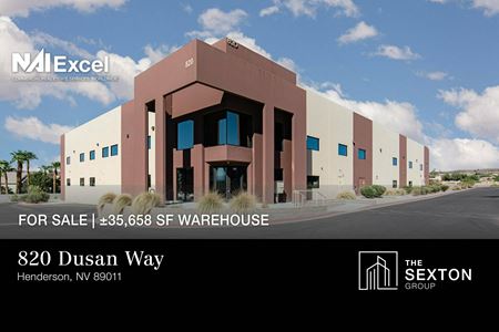 Industrial space for Sale at 820 Dusan Way in Henderson
