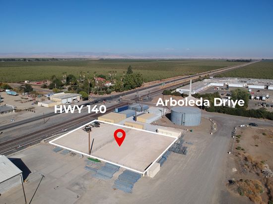 20,000 SF of Fenced Industrial Yard for Lease – Merced, CA