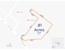 FOR SALE: 0.81 Acres, B-3